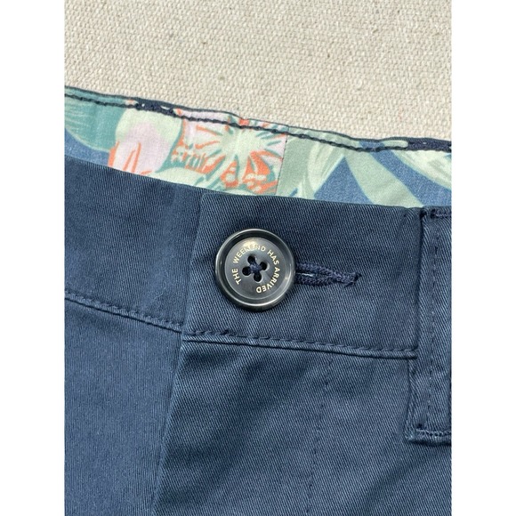 Chubbies Stretch Chino Pants Navy Men's 32x31 Casual Straight Fit Cotton Blend - Picture 5 of 11